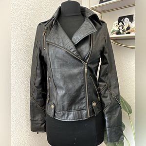 Vegan leather jacket